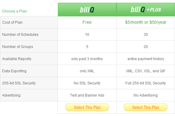 New Pricing Structure