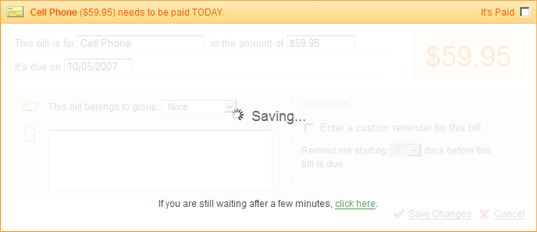 Inline Saving